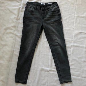 Black Ankle Skinny Jeans - Kensie 29"
